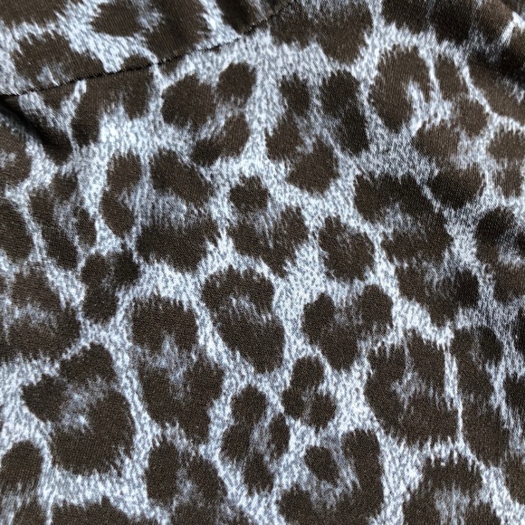 Michael Kors Navy Leopared Top - Picture 4 of 5